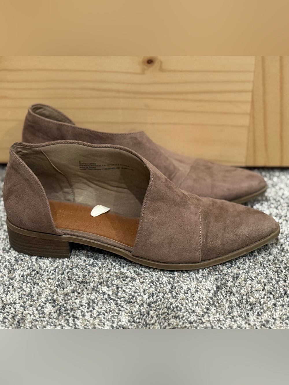 Women’s Slip-On Loafers in Taupe - Size 9